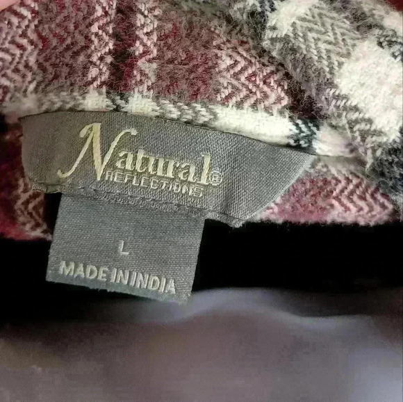 Lady's NATURAL REFLECTION vintage plaid button up (#578) - Picture 5 of 7